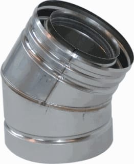 Metaloterm - US Concentr. RGA/LTV hulpstuk 2 aansl. Bocht 30Gr Usb30 100Mm