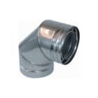 Metaloterm - US Concentr. RGA/LTV hulpstuk 2 aansl. Bocht 90Gr Usb90 100Mm