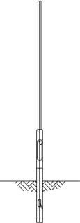VDL Masten - CVL Cilindrisch Lichtmast zonder armatuur Cil Mast Cvl3.5Pt Lg3.5