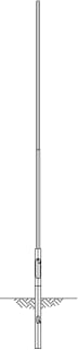 VDL Masten - CVL Cilindrisch Lichtmast zonder armatuur Cil Mast Cvl6.0Pt Lg6
