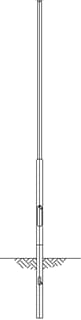 VDL Masten - CVL Cilindrisch Lichtmast zonder armatuur Cil Mast Cvl6.0 Ptu48 Lg6