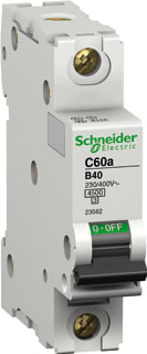 Schneider Electric Merlin Gerin - C60 N Installatieautomaat autom 4.5ka c60a 10a-b 1p