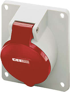 Mennekes - CEE-contactdoos, aanbouw Cee Abcntds 5P 63A 400 Xd
