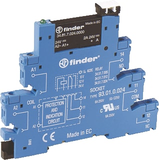 Finder - 38 Optorelais Rel.Comp+Led 1P2A/24Dc