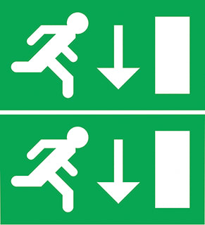 Eaton Blessing - Skopos BLK-D Pictogram noodverlichting pictogram blp270 c+c