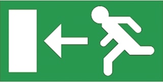 Eaton Blessing - Skopos LED S Pictogram noodverlichting pictogram blk b