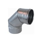 Metaloterm - ME Enkelw. rookgashulpstuk 2 aansl. Bocht Enk Meb 87' 250Mm