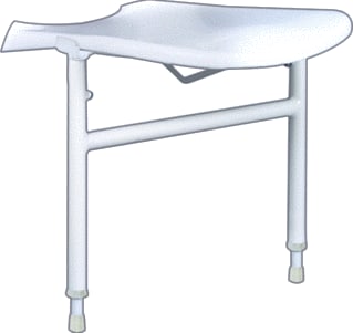 Linido - Hulppootset aangepast sanitair Hand Hulpp Dbl Zitt Rvsc/Wt