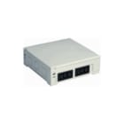 Attema - PD Opbouwdoos wand/plafond Platte Doos 4X3P Zw+Aansl