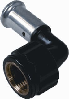Henco - 6PK Fitting met 2 aansluitingen Kunst Knie Bi/Dr 26X3/4
