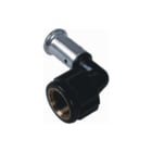 Henco - 6PK Fitting met 2 aansluitingen Kunst Knie Bi/Dr 26X3/4