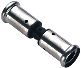 Henco - 15PK Fitting met 2 aansluitingen Pers Kunst Re Kopp 16X16