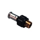 Henco - 17PK Fitting met 2 aansluitingen Kunst Re Kopp Bu 16X1/2
