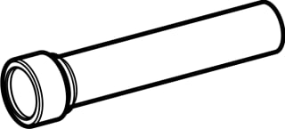 Geberit - PE Sifon-/afvoerbuis Verlngst 40Mm Pp Wit