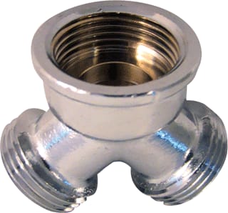 De Beer - Fitting met 3 aansluitingen Y-Stuk 3X 3/4" Chr 640821