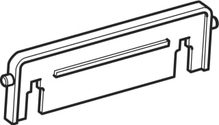 Geberit - Toeb./onderd. bed.elem. spoelsyst. Borgingspl Tbv Stelschroef