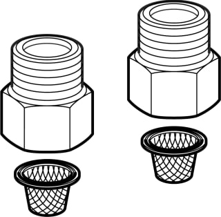 Geberit - Toebeh./onderdelen spoelreservoir Terugslagkl 3/8" Tbv Wt60