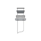 Jaga Konvektco - 5098 Knelringset Kopp Verkort1/2"X15/1 Zk2