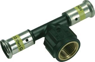 Henco - 13PKG Gas Fitting met 3 aansluitingen Gas Pers T 20X3/4X20 Bi