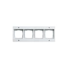 Gira - TX44 Afdekraam schakelmateriaal Afdkrm 4V Zwg