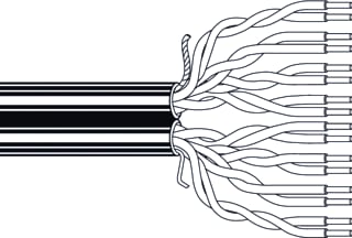 Belden - Data- en communicatiekabel CAT5E UTP TWIN1667E HA305