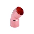 Viega - Soldeerfittingen 95041 Fitting met 2 aansluitingen Rk Bocht 64Mm 45Gr