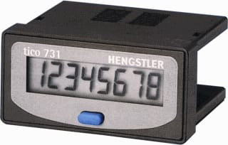 Hengstler - Tico 731 Impulsteller paneelbouw Impteller Lcd 0731201
