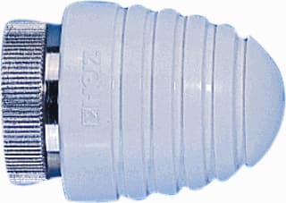Herz - serie 9000 "Design" Toebeh./onderd. radiatorappendage Handknop Ts90 Wit M 28