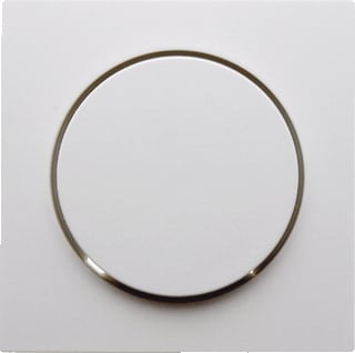 Hager Berker - S.1/B.3/B.7 Bed.element / centr.pl. schakelmat. Drdim+Knop Wt