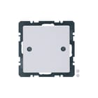 Hager Berker - Q.1/Q.3 Inzetplaat schakelmateriaal Blindpl Q1/Q3 Pwit