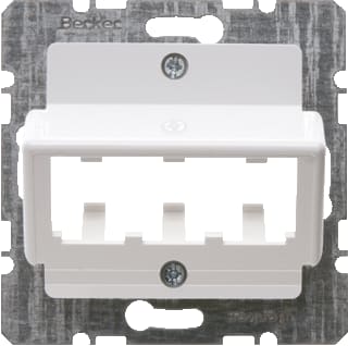 Hager Berker - Inzetplaat schakelmateriaal Bedelem Cpl 3Mini-Com Wt