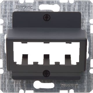 Hager Berker - Inzetplaat schakelmateriaal Bedelem Cpl 3Mini-Com Ant