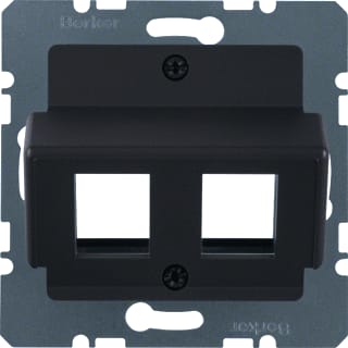 Hager Berker - Inzetplaat schakelmateriaal Cpl 2Amp Ant Mat