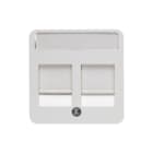 Hager Berker - Modul 2 Bed.element / centr.pl. schakelmat. centrst +tekstv. pwi mod2