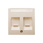 Hager Berker - S.1/B.3/B.7 Inzetplaat schakelmateriaal Centrst +Tekstv.Wit Gl.S1