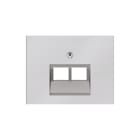Hager Berker - K.1/K.5 Inzetplaat schakelmateriaal Centrst Uae/E-Dat Rvs K5
