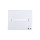 Hager Berker - K.1/K.5 Overgangsafdekplaat schakelmat. ring+desk cpl k1/k5 pwit