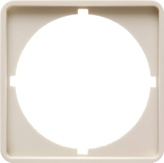 Hager Berker - Modul 2 Overgangsafdekplaat schakelmat. adap.ring 50x50 wit  mod2