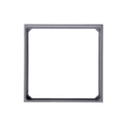 Hager Berker - S.1/B.3/B.7 Overgangsafdekplaat schakelmat. adring 50x50 s1/b3/b7 alu