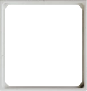 Hager Berker - S.1/B.3/B.7 Overgangsafdekplaat schakelmat. Adap.Ring 50X50 Pwi S1/B*