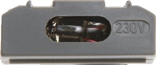 Hager Berker - Verlichtingselement schakelmat. Glimlamp Elem.Grijs160002
