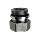 RBM - 178 Fitting met 2 aansluitingen Puntstuk Zelfd 1"X28Mm