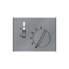 Hager Berker - K.5 Bed.element / centr.pl. schakelmat. centst kn/wip k5 gel edel