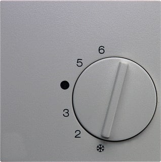 Hager Berker - S.1/B.1/B.3/B.7 Bed.element / centr.pl. schakelmat. centstuk b1/b3/b7 pwit m