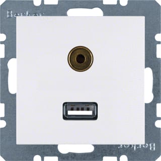 Hager Berker - S.1/B.3/B.7 Datacontactdoos twisted pair Data Wcd 3315398989