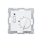 Hager Berker - Besturingsschakelaar kam.thermost.+led pwi mat