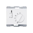 Hager Berker - Besturingsschakelaar Kam.Thermost.+Led Pwi Gl.