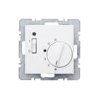 Hager Berker - Besturingsschakelaar Kam.Thermost.+Led Pwi Gl.