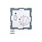 Hager Berker - S.1/B.3/B.7 Ruimtethermostaat therm 24v verb cont wit
