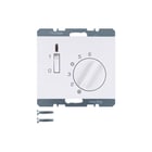 Hager Berker - K.1/K.5 Ruimtethermostaat therm 24v verb cont wit